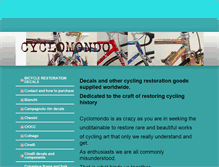 Tablet Screenshot of cyclomondo.net